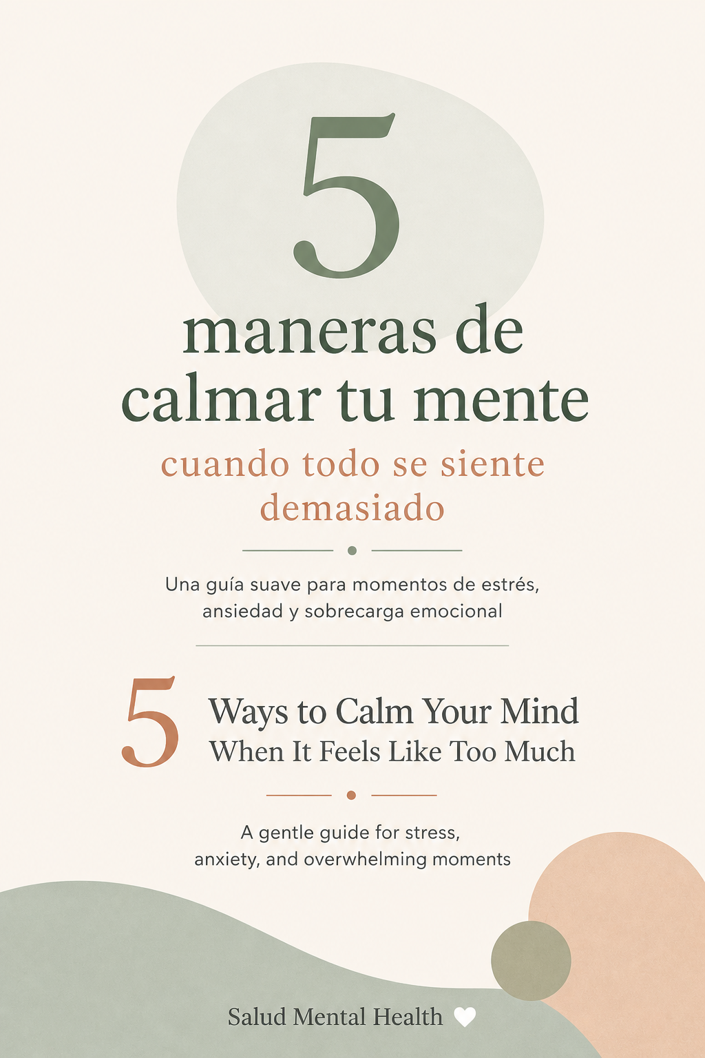 5 maneras de calmar tu mente